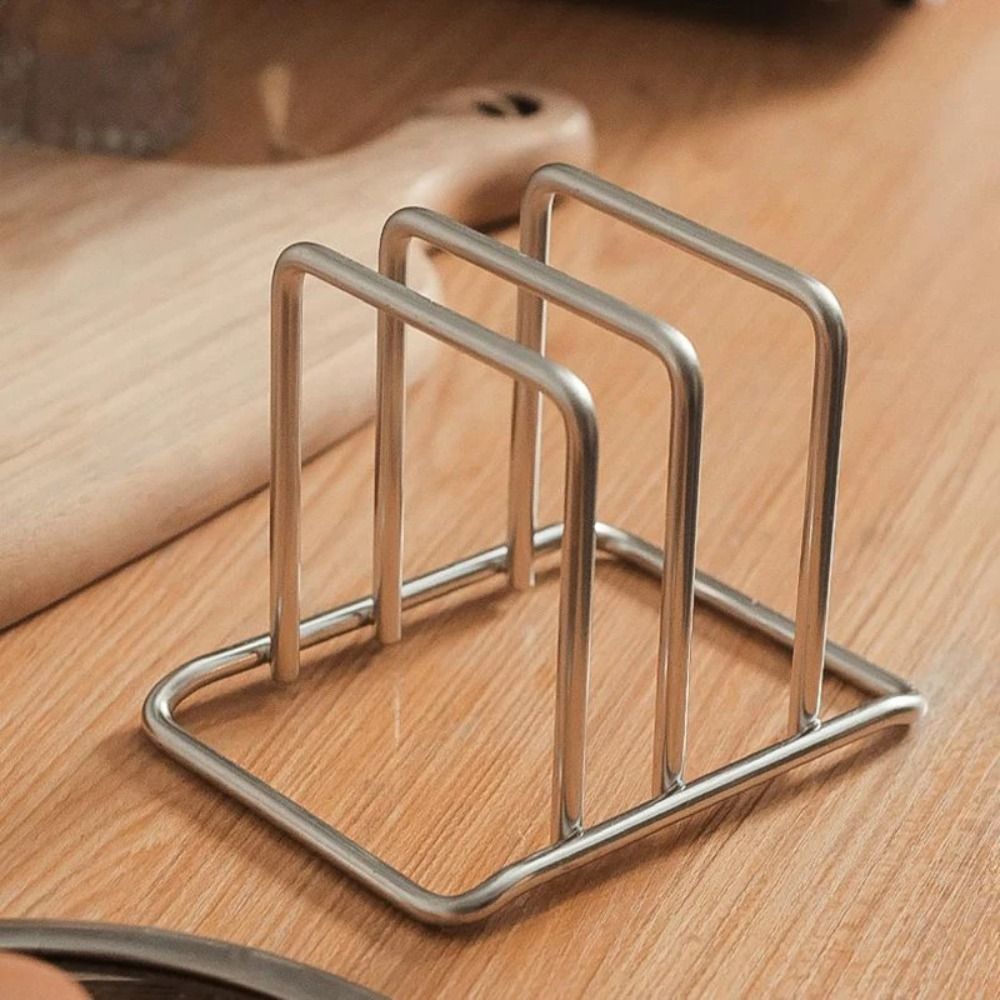 Portable Stainless Steel Cutting Board Holder, Sectional Space Saving Chopping Board Organizer, Rustproof Kitchen Storag Portable Stainless Steel Cutting Board Holder, Sectional Space Saving Chopping Board Organizer, Rustproof Kitchen Storag