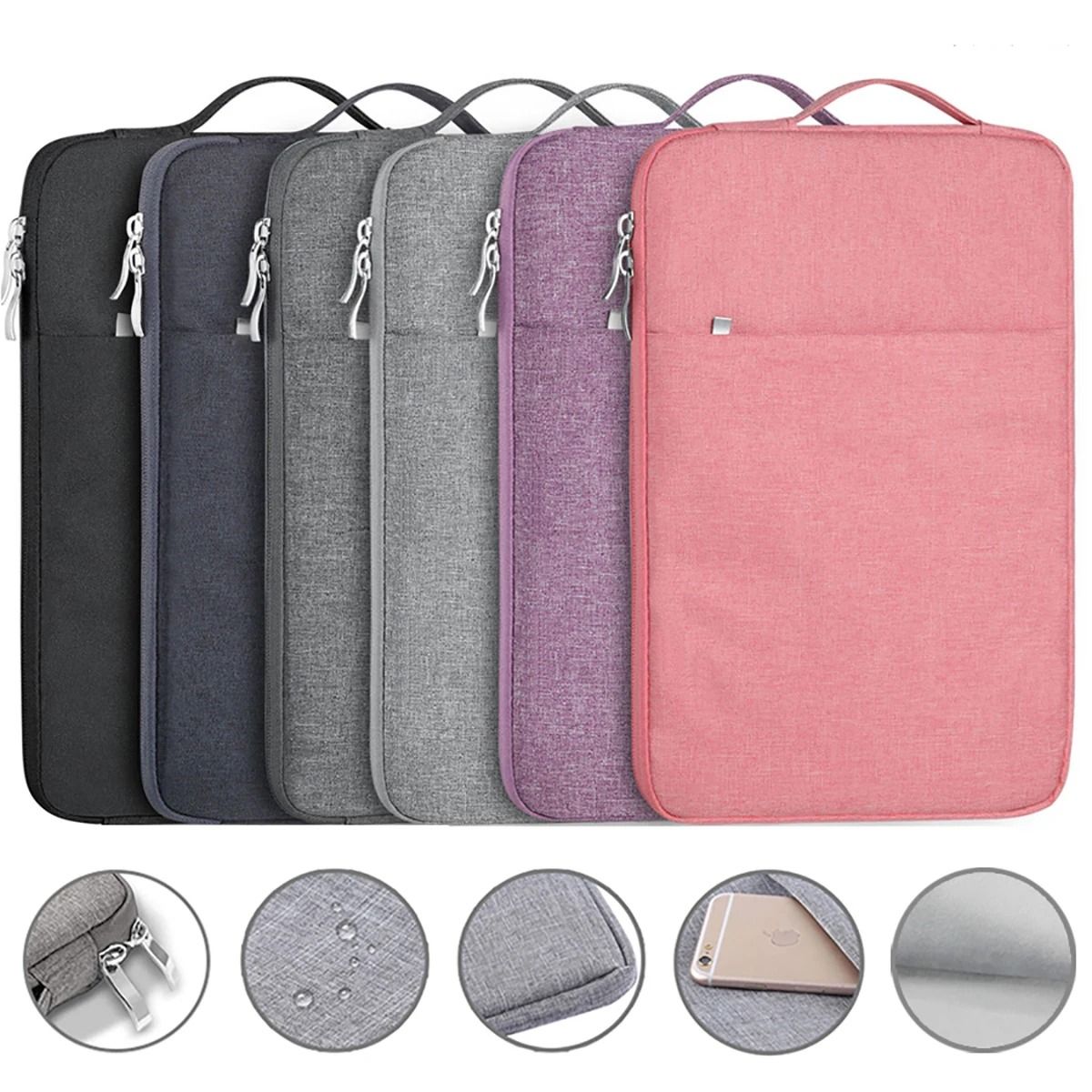 Portable Laptop Sleeve Case Protective Soft Laptop Carrying Bag sky Blue 13 13.6 Inches