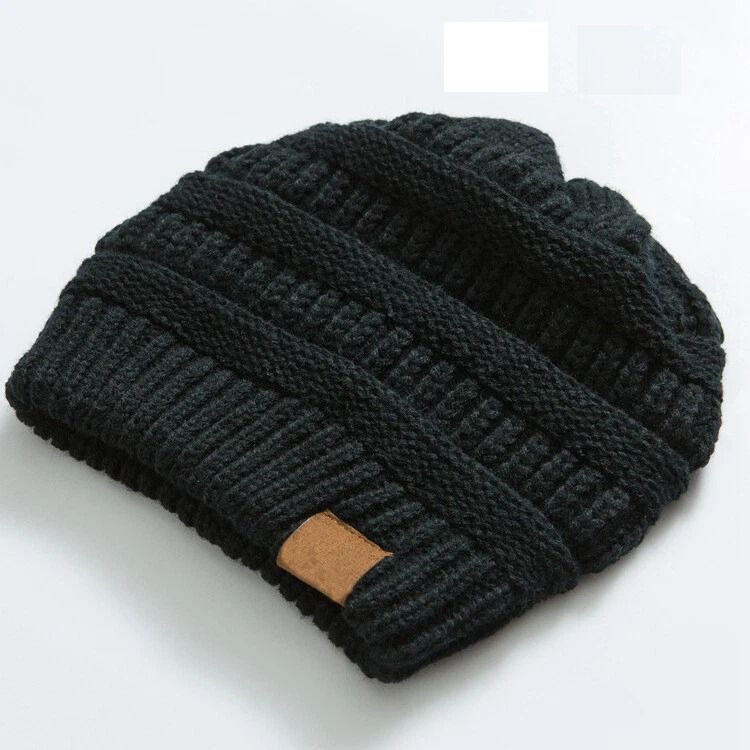 Slouchy Winter Beanie Hat Oversized Knit Ski Cap For Men & Women Warm, Soft, And Stylish balck