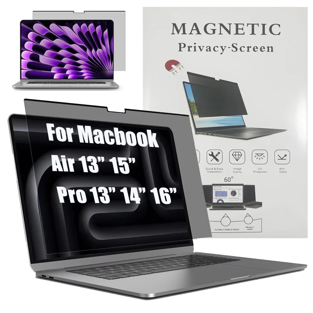 Magnetic MacBook Privacy Screen Protector For MacBook Air 13.6 And MacBook Pro 14 air13.3 M1