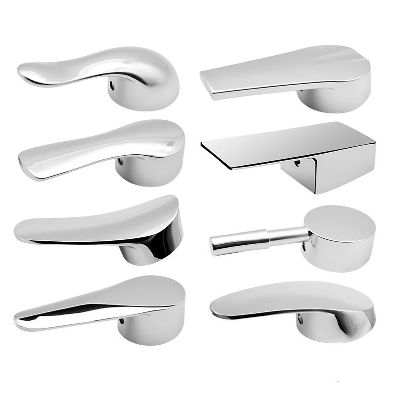 Universal Replacement Faucet Handle (Metal, Single Lever) For Bathroom & Kitchen Hot Cold Control double Section 35
