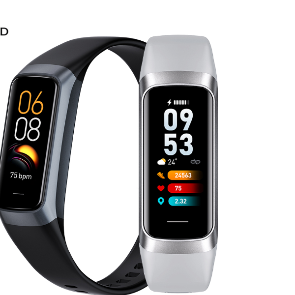 Smart Fitness Tracker Watch With Body Temperature Monitor & Waterproof Design Sports Smartwatch For Men & Women purple