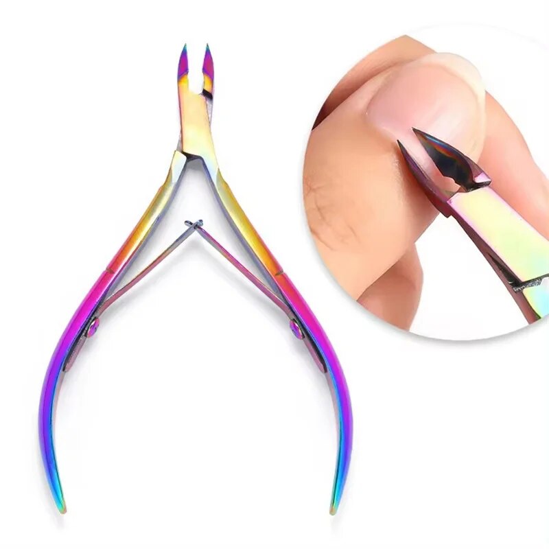 Germany Colorful Nail Art Tool Scissor Nipper Clipper Plier For Cuticle Dead Skin Remover In Beauty Salon Germany Colorful Nail Art Tool Scissor Nipper Clipper Plier For Cuticle Dead Skin Remover In Beauty Salon