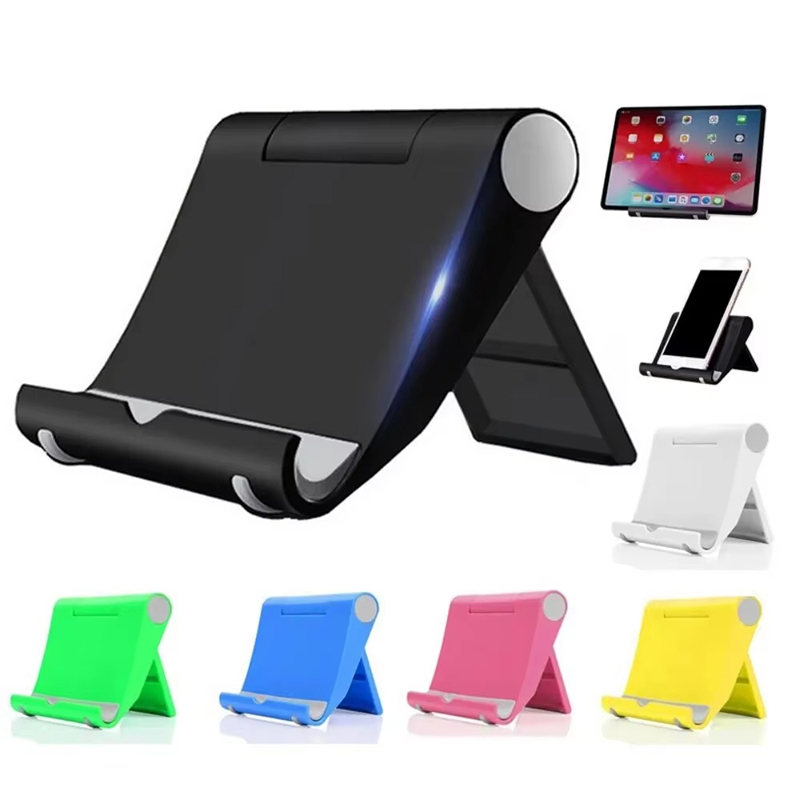 Universal Portable Desktop Holder Foldable Adjustable Stand For Phones And Tablets green