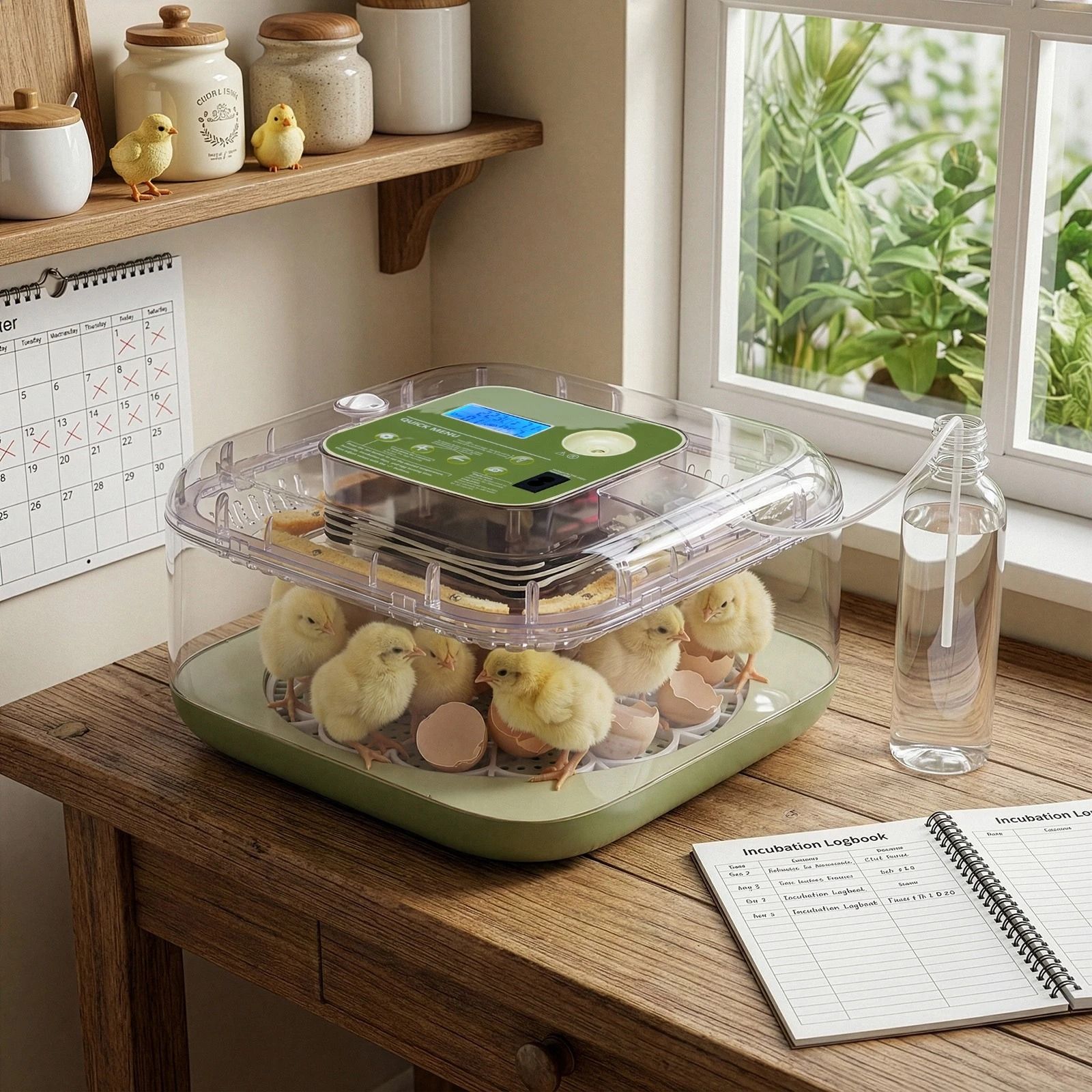 Egg Incubator With Automatic Egg Turning, Digital Incubator For Hatching Eggs Egg Incubator With Automatic Egg Turning, Digital Incubator For Hatching Eggs