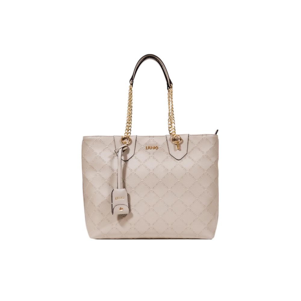 Liu Jo Beige Polyethylen-Handtasche Einheitsgröße