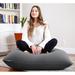 Yogibo/Indoor Bean Bag Chair Cotton in Brown | 24 H x 36 W x 36 D in | Wayfair 100212