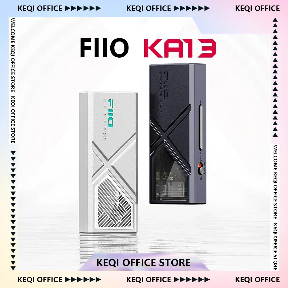FiiO KA13 Mini Headphone Amplifier Desktop USB DAC AMP Headphone Power Amplifier Portable 550mW High Power Dual CS43131 Custom