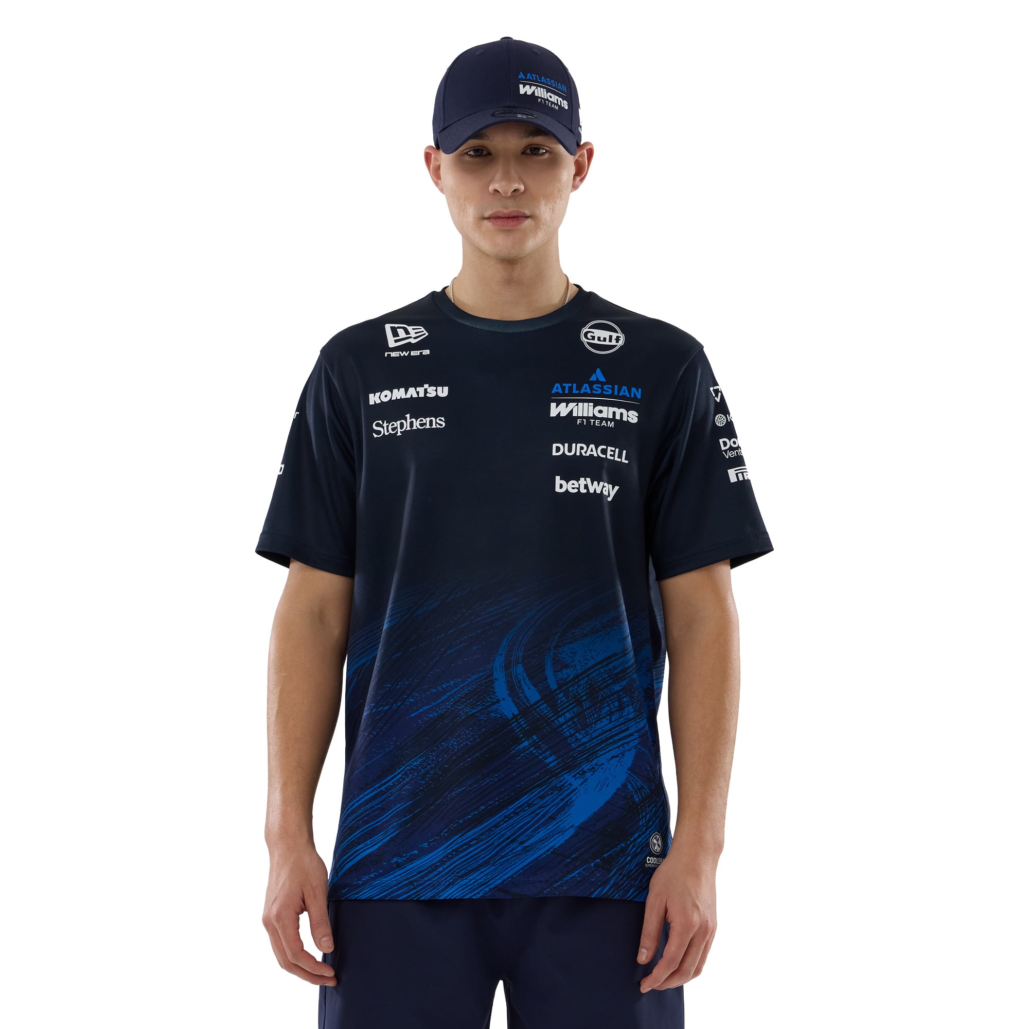 T-shirt technique réplique New Era Williams Racing - Bleu marine - Homme Taille: XL