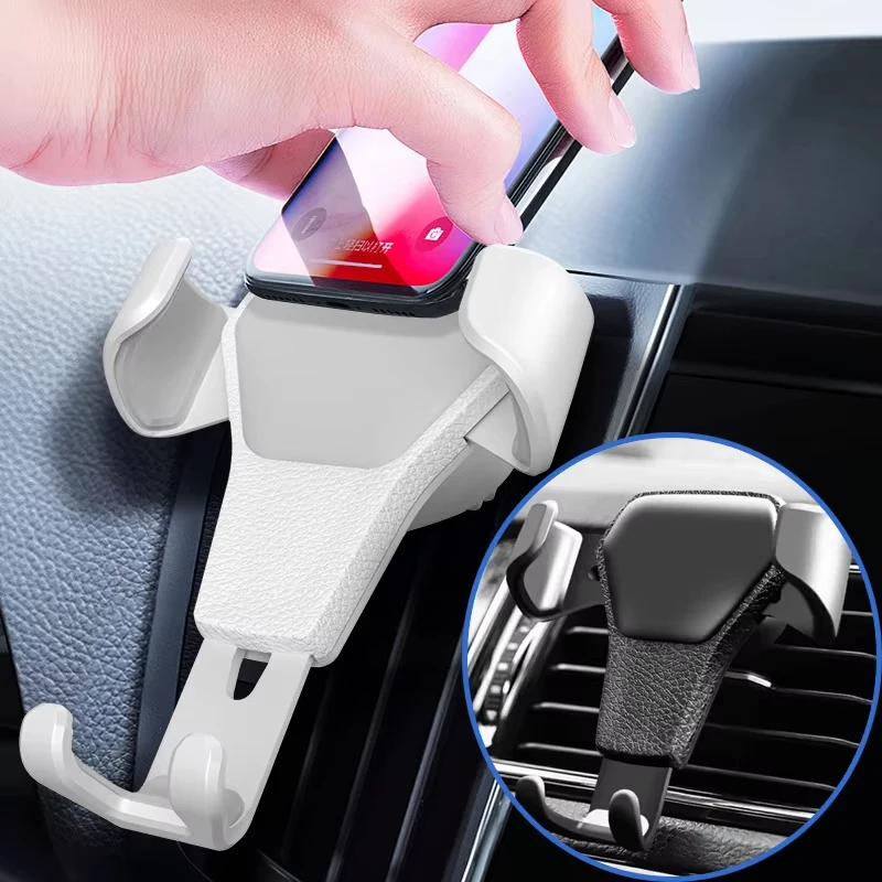 Universal Gravity Auto Phone Holder Car Air Vent Clip Mount Smart Phone Bracket GPS Phone Stand Support For iPhone Huawei Xiaomi
