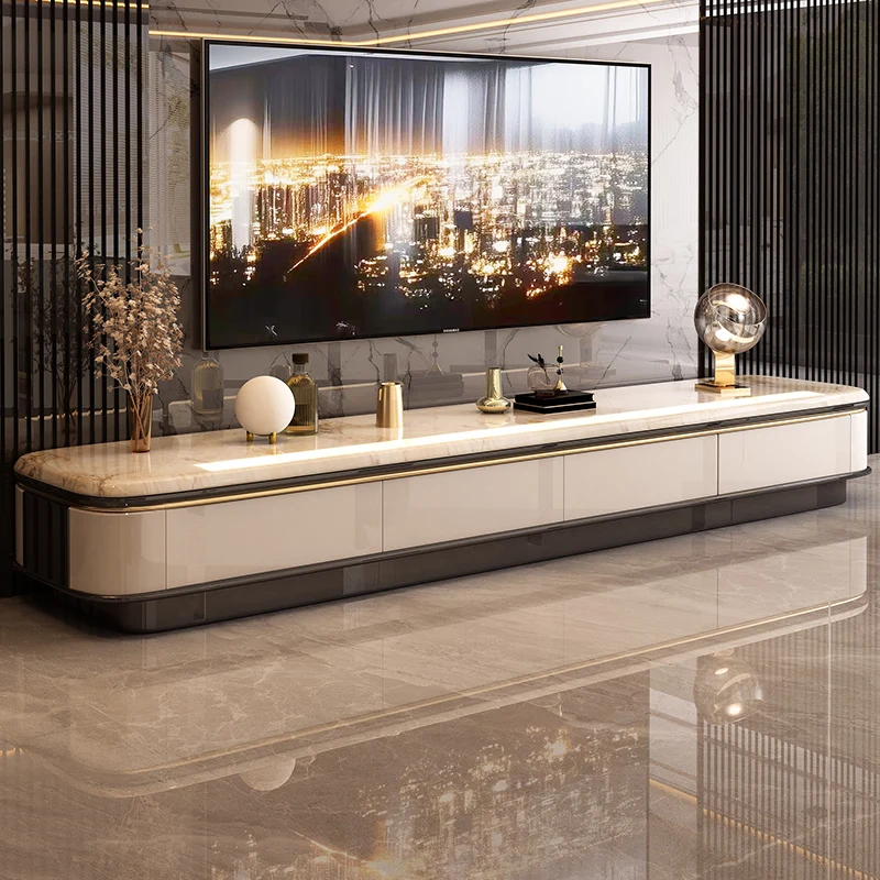 Meuble Tv moderne et classique, Design Vertical étendu de 200Cm, meuble Tv nordique minimaliste Mueble Para Tele, meubles de maison