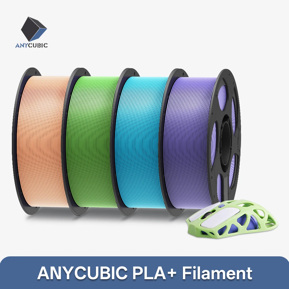 5KG ANYCUBIC PLA+ 3D-Drucker-Filament 1,75mm Hochpräzises PLA 3D-Druckmaterial Kunststoff-Gummi-Verbrauchsmaterial für Kobra S1C Image