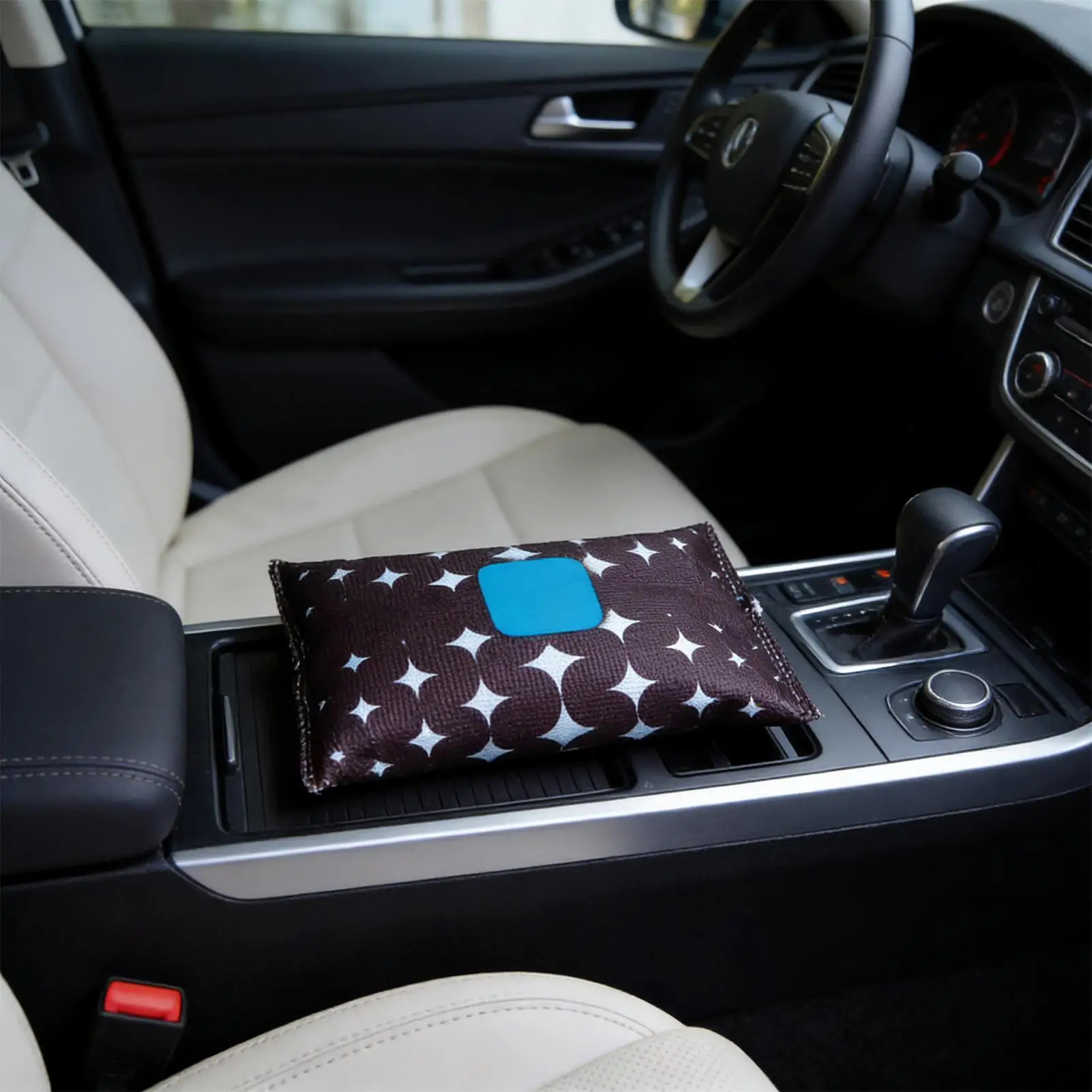 Auto-Luftentfeuchter, Silikonperlen, auslaufsicher, Feuchtigkeitsabsorber, wiederverwendbarer Auto-Luftentfeuchter, Trockenmittel für Windschutzscheiben und Innenräume Image