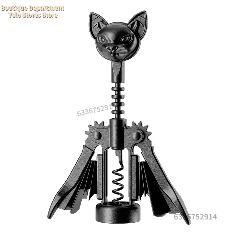 NEUER Kreativer Fledermaus-Metall-Weinöffner Bierflaschenöffner für Küchenwerkzeuge Bar Wohnaccessoires Geschenke für Liebhaber Image