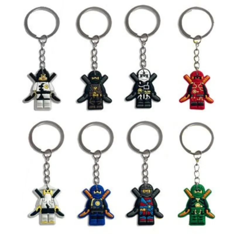Ninja-Schlüsselanhänger, weicher PVC-Schlüsselanhänger für Kinder, Party-Geschenk Image