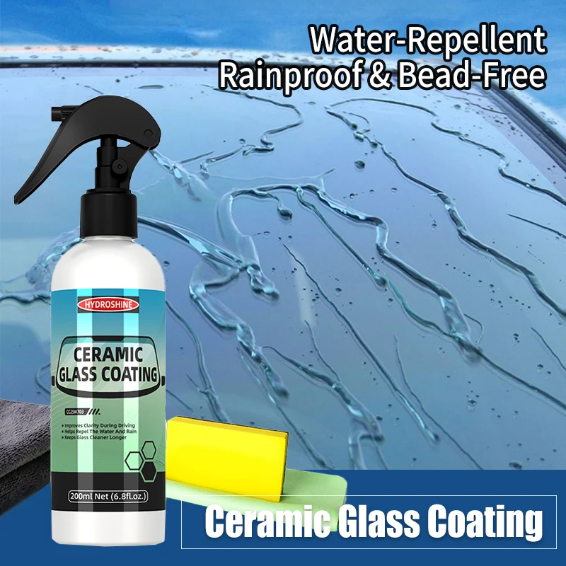 Ultimativer Glasreiniger und wasserabweisend – Premium-Glas- und Fensterreiniger mit hydrophober Technologie zur schnellen Reinigung Image