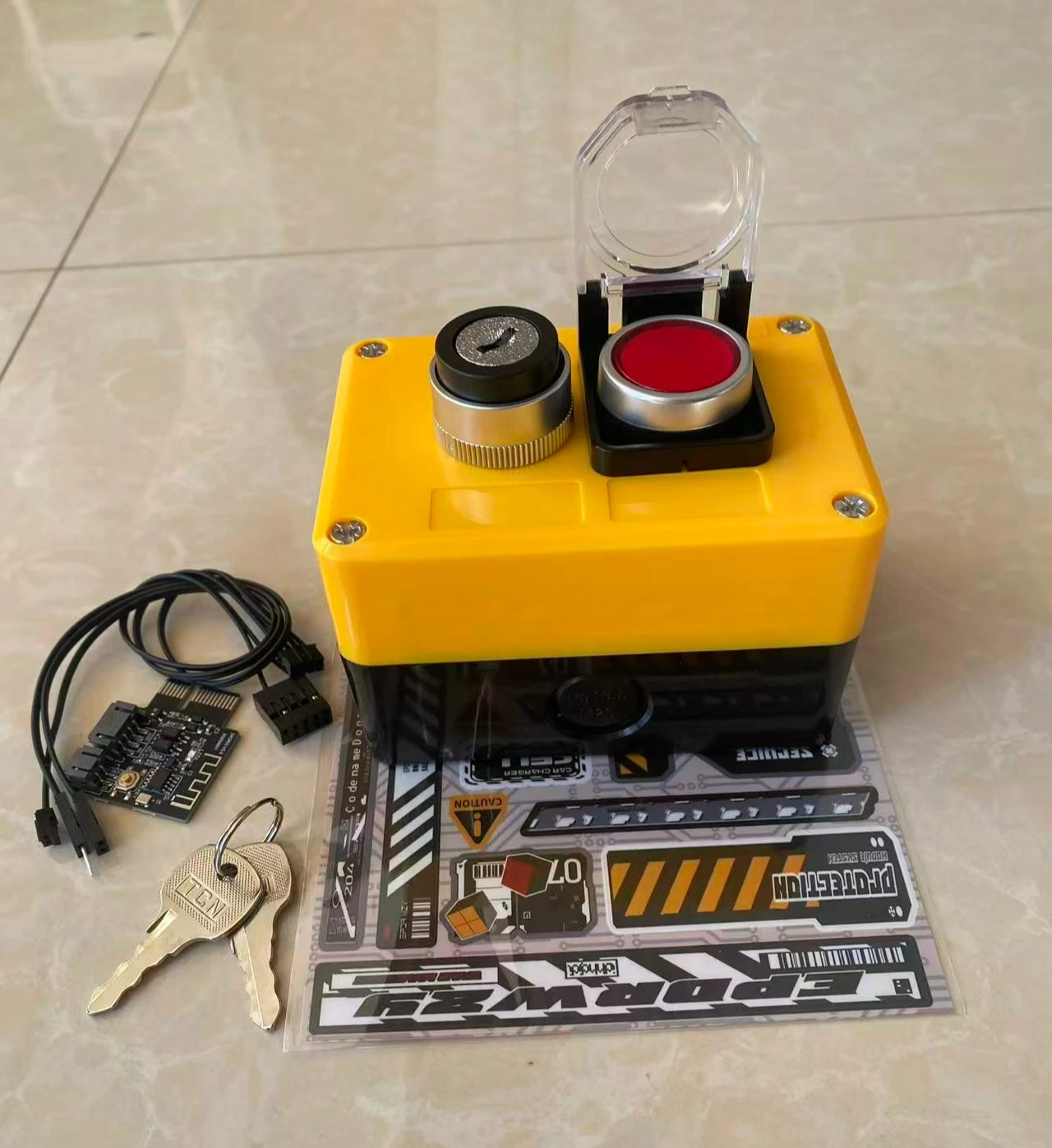 Drahtloses Computer-Host-Chassis Ein-/Ausschalten-Taste für Mi Home Remote-Taste Desktop Externer großer Entscheidungs-Dual-Schalter Image