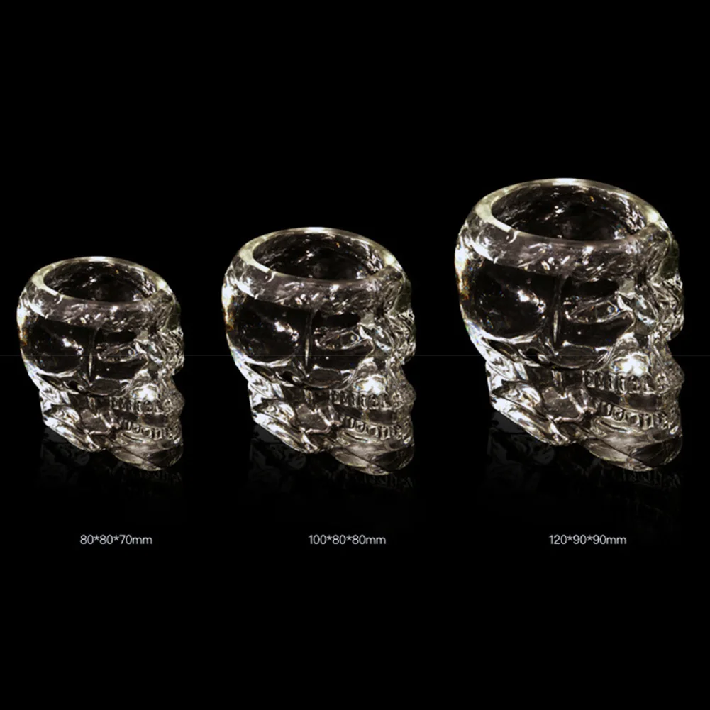 80/150/350 ML Schädel Gläser Cocktail Glas Tasse Gothic Küche Dekor Getränke Tasse Halloween Dekor Trinkgläser für KTV Bar Club Image