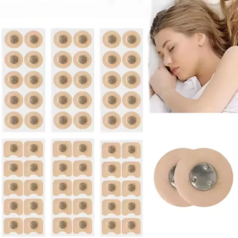 10/30/50/80/100 stücke Nasen Streifen Magnetische Nase Patches Nase Atmen Streifen Saug Eisen Schlaf erhöhen Luft Anti Schnarchen Werkzeug Image