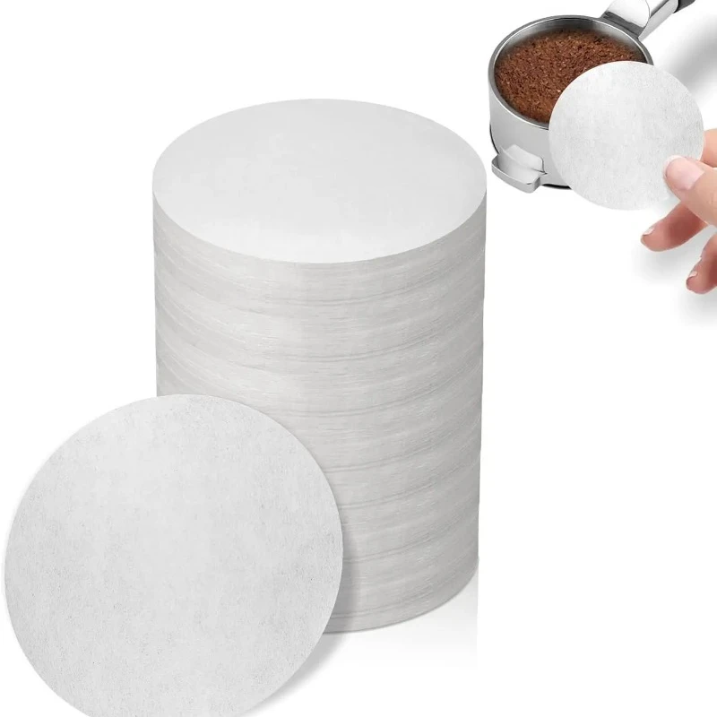 500 Stück Kaffee-Papierfilter, 58 mm ungebleichtes Espresso-Filterpapier, Siebträgerpapier, kompatibel mit Breville Barista, Mr Image
