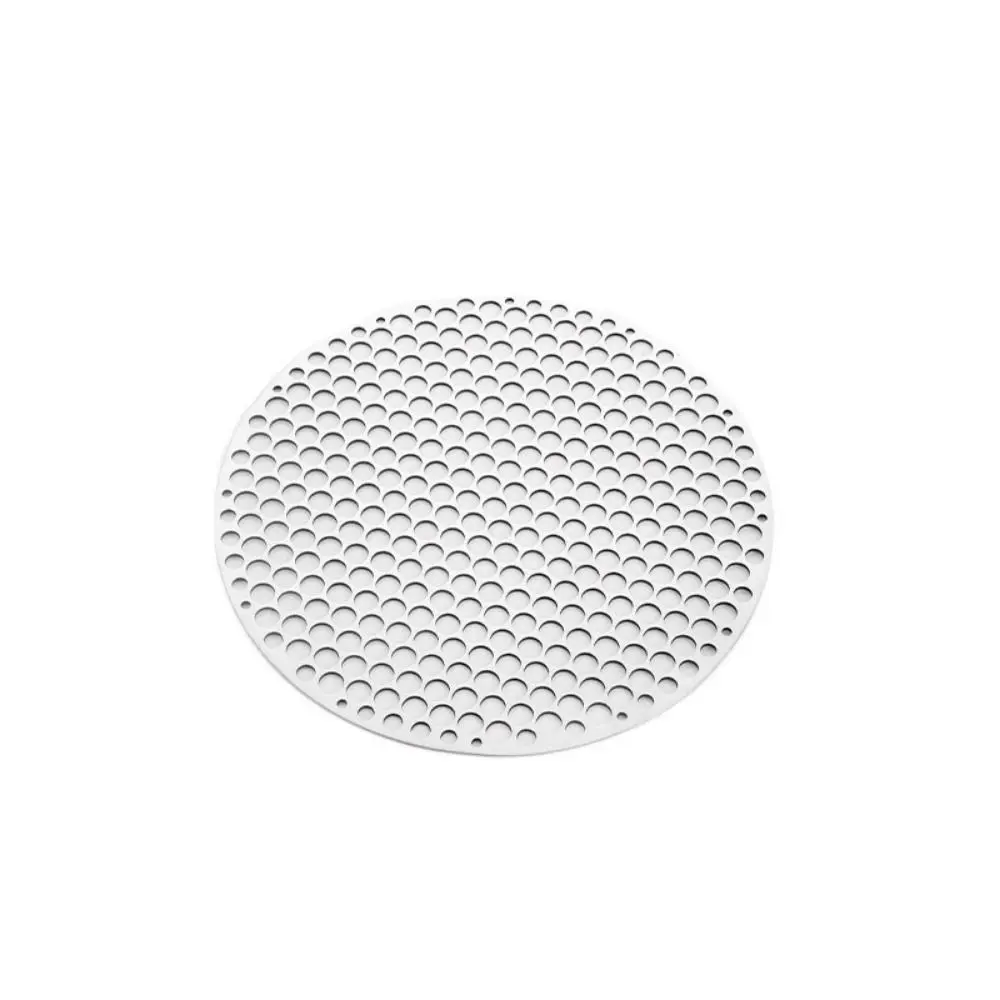 Einfaches Edelstahl-Grillgitter Rund 18-30cm Metall-Backrost Wiederverwendbar Rostfrei BBQ-Netzrost für Picknick Image