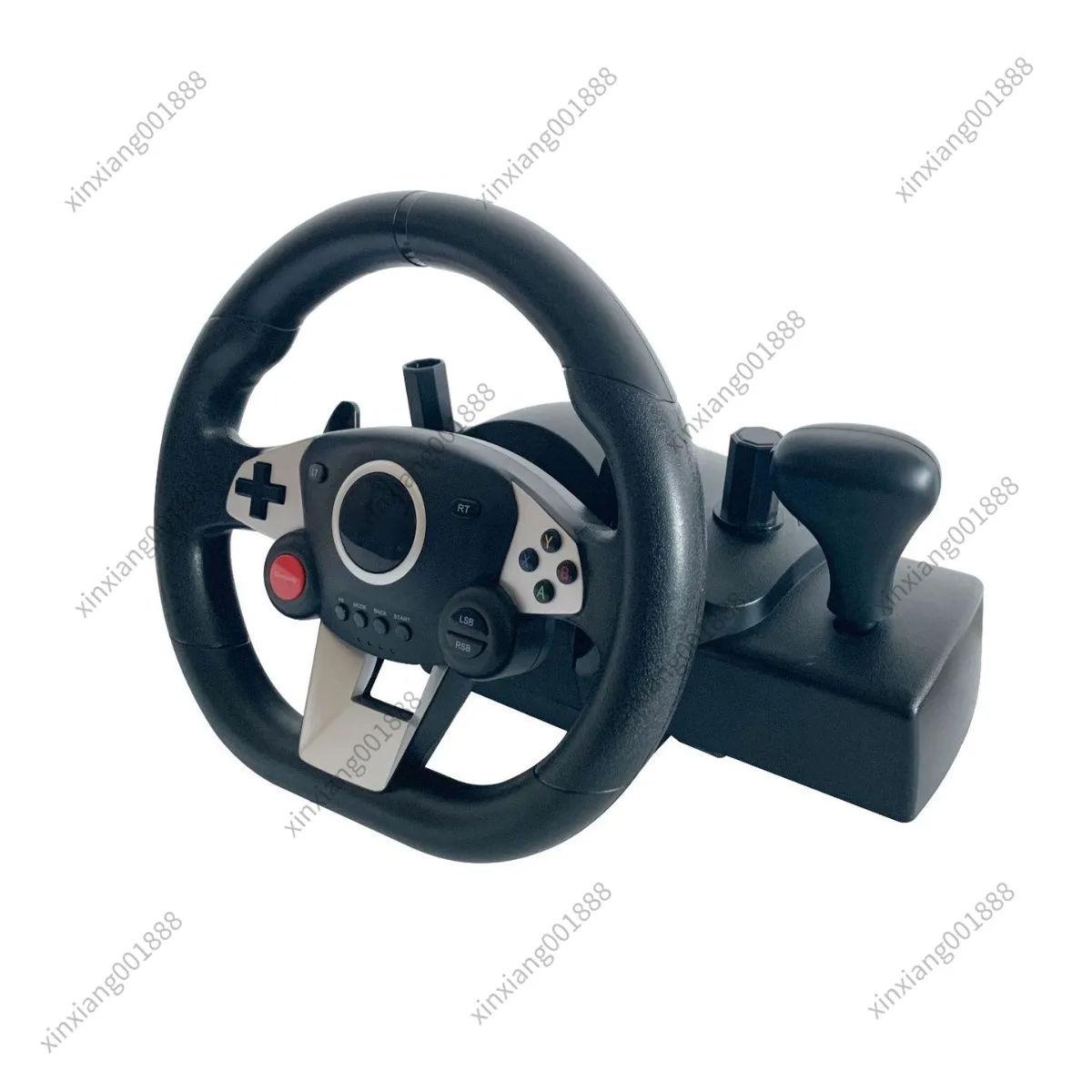 270 ° Rotations-Rennspiel-Lenkrad – programmierbare Tasten, mehrere Plattform, kompatibel mit PC/PS4/Xbox/Switch Image