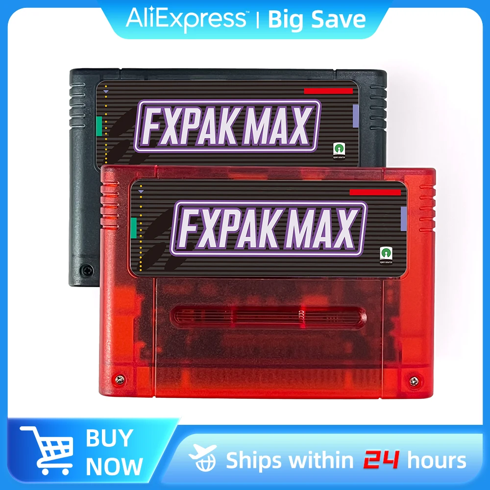 MAX FXPAK PRO Cart Regionenfrei für SNES-Konsole Schnelles ROM-Laden von Spielen MSU1+SA1 Cyclone IV Enhancement Chip Super FX Firm1.11.0 Image