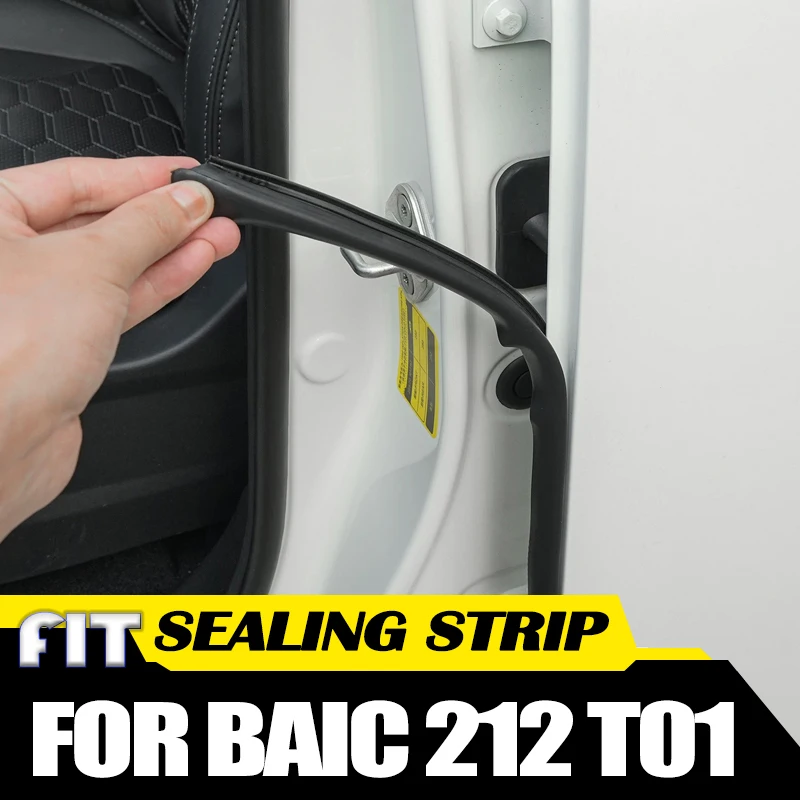 Auto B-Säulen-Dichtungsstreifen Passend für BAIC 212 T01 24-25 Modifizierter Auto-Türmittelsäulen-Dichtungs- und Schalldämmungs-Gummistreifen Image