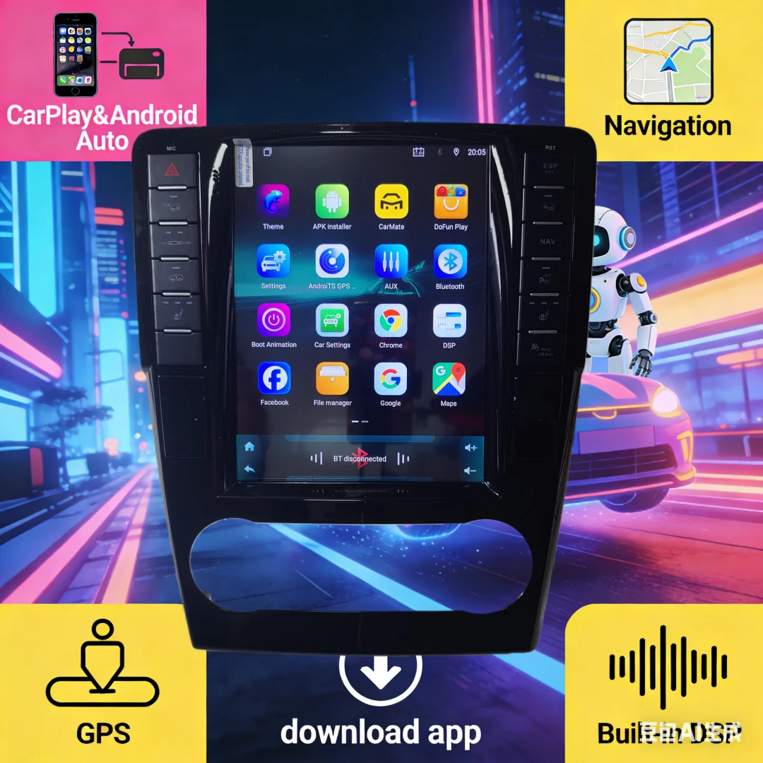 Android-Bildschirm-Autoradio für Benz ML W164 W300 ML350 ML450 ML500 GL X164 G320 GL350 GL450 GL500 Multimedia-Player GPS-Navigation Image