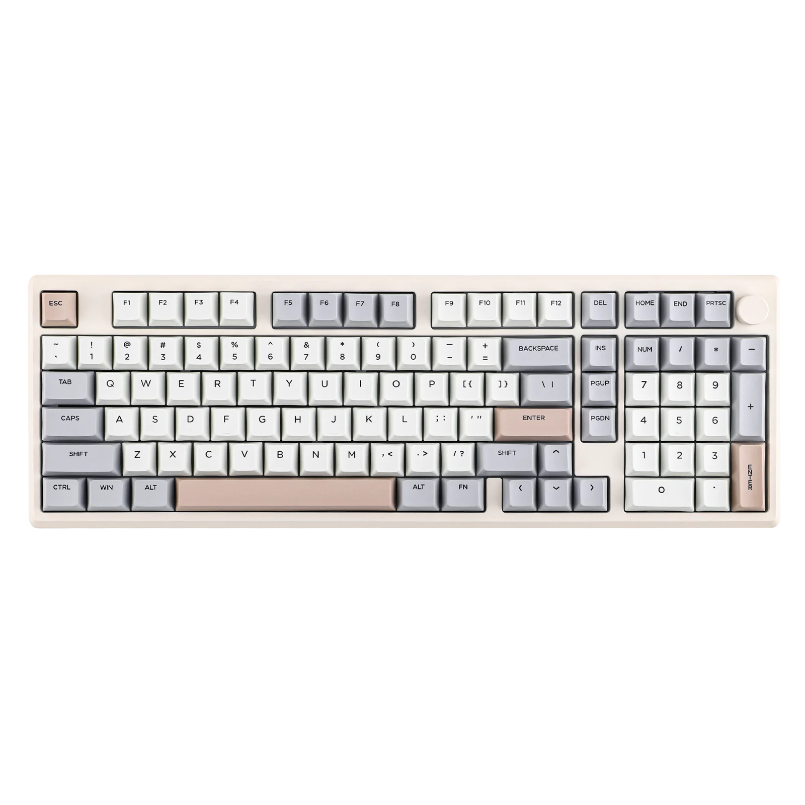 EPOMAKER Galaxy100 1800 ANSI US-Layout Hot-Swap Gasket-Montierte Tri-Mode Kabellose Aluminium Mechanische Gaming-Tastatur Image