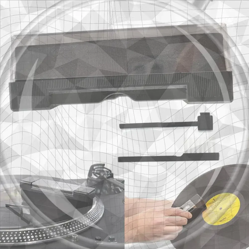 1-3 Set Kombi-Schallplattenreinigungsset Plattenspieler-Reinigungsset Vinyl-Plattenreinigungsbürsten-Set Plattenspieler-Reinigungsbürsten-Set Image