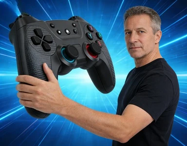 Kabelloser Bluetooth-Spielcontroller für Switch OLED Lite PS3 Android Handy Laptop PC Image