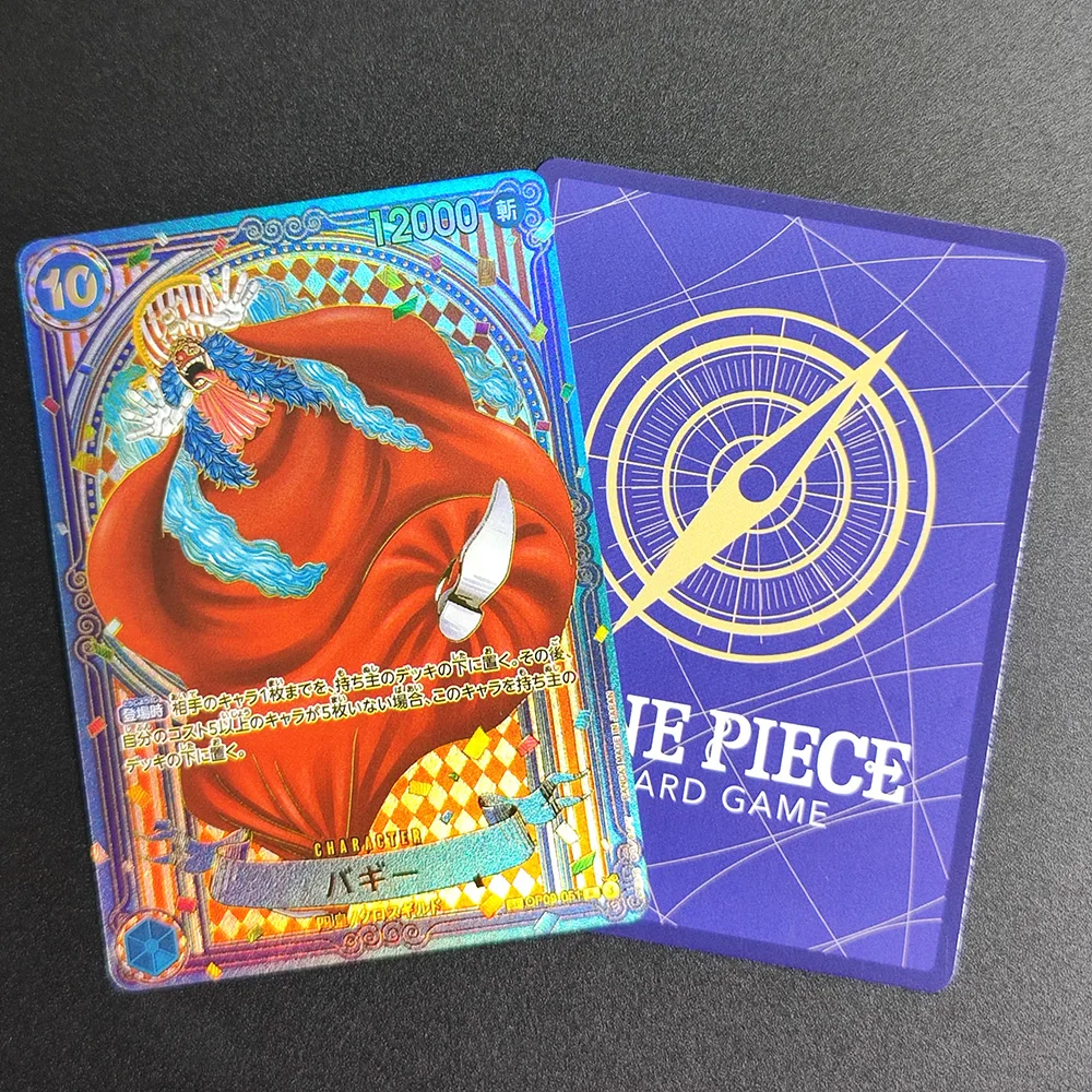 Proxy One Piece Karte 2025 One Piece OP14 JP Buggy OP09-051 Super Seltene Sammelkarte Einzelne Anime-Karten Spielzeug