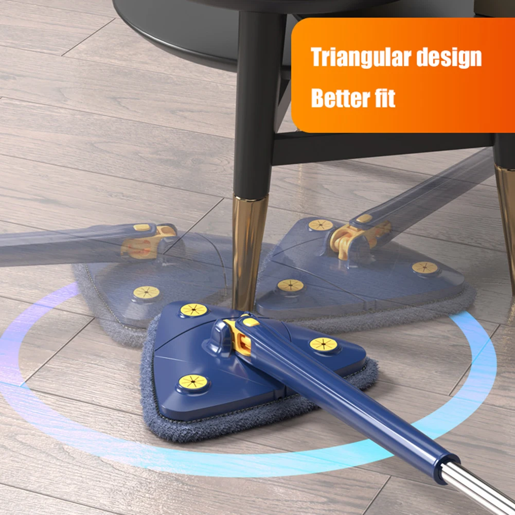 Squeeze-Bodentuch, 360 Grad verstellbar, Haushalts-Squeeze-Bodenwischer, Wasseraufnahme, nass und trocken, für automatische Türnischen Image