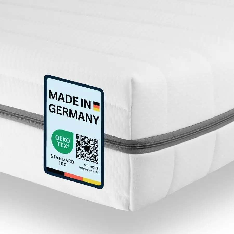 70 x 200 Höhe 15 cm, Duo-Härtegrad H2 H3 Orthopädische 7-Zonen-Kaltschaummatratze Komfortabel, Hygienisch, Atmungsaktiv