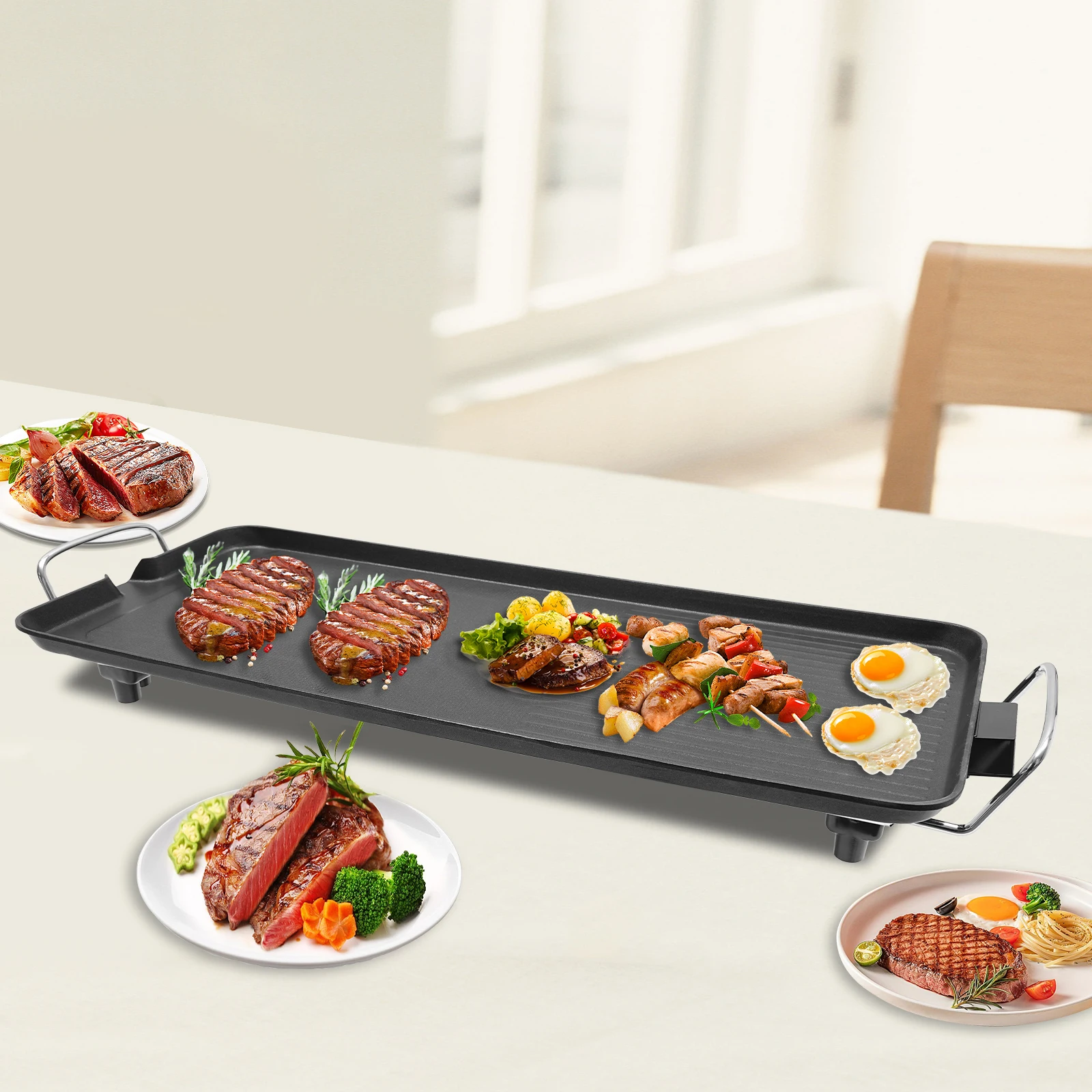 Outdoor-Grill, Elektrogrill, Barbecue-Grill für Camping im Freien und Hinterhof Image