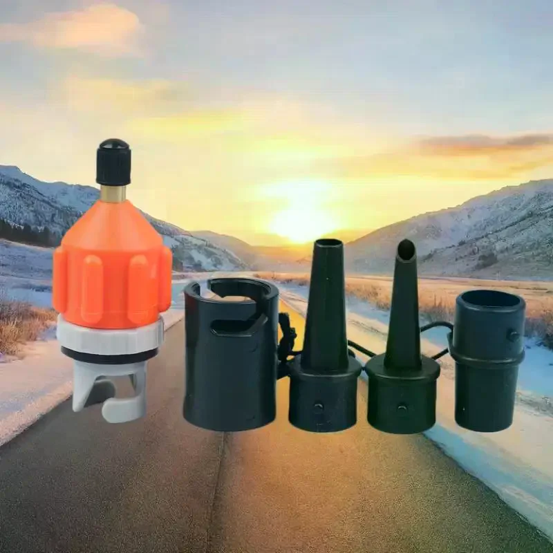 Luftventiladapter für SUP-Boards und aufblasbare Pumpen, Kombi-Set, geeignet für Paddelboote, Kajaks, Reifen Image