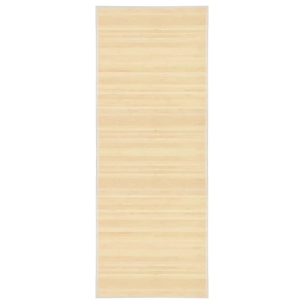 Natürlicher Bambus-Teppich 80x200cm Rutschfester Weicher Teppich für Verschiedene Szenarien Wohndekor Fußmatte in Verschiedenen Größen Erhältlich Image