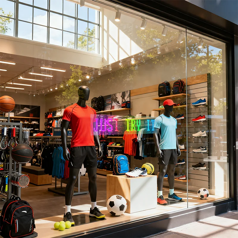 LED-Transparente Folie, flexibler Transparenzkristall, flexible Fenster, selbstklebend, für Einkaufszentrieglas Image