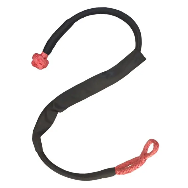 Extended Edition 12T 26455Lbs Bruchlastfähiger Synthetik-Soft-Schäkel für Seilwinden – Ideal für Jeep, Segeln, ATV, UTV, SUV und Fahrzeugbergung Image