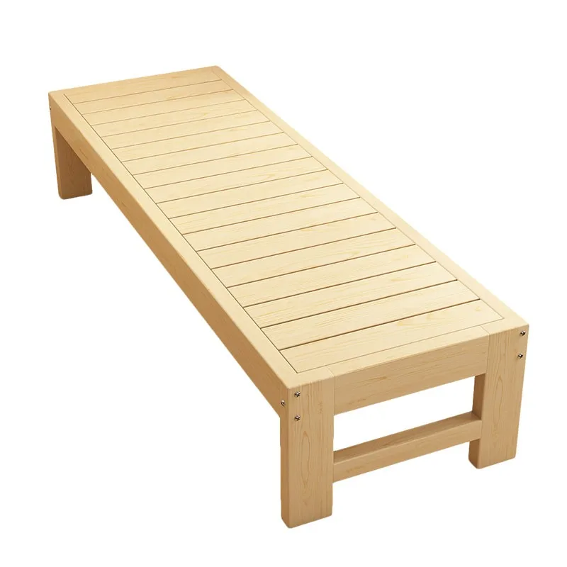 Ansteckbares Bett, breites Bettgestell, Massivholz-Kinderbett mit Schutzgitter, seitliches Einzelbett für Erwachsene, kleines Kinderbett, ansteckbares großes Bett Image