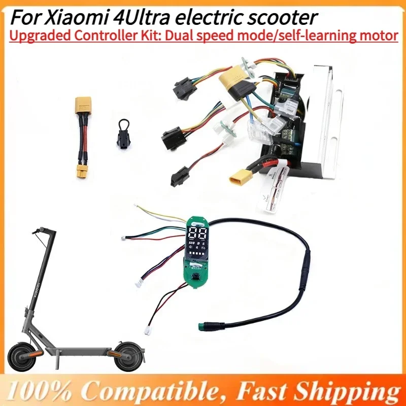 Kit controller per monopattino elettrico Xiaomi 4Ultra potenziato a 55 km/h - Sblocco velocità, sostituzione scheda madre con autoapprendimento del motore