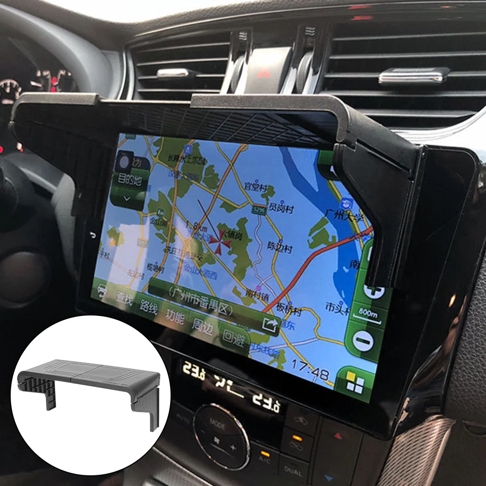 GPS Anti-Glare Shield Display Bildschirm Visier Auto GPS Navigation Sonnenschutz Auto Zubehör 7-12 Zoll Innen Zubehör Image