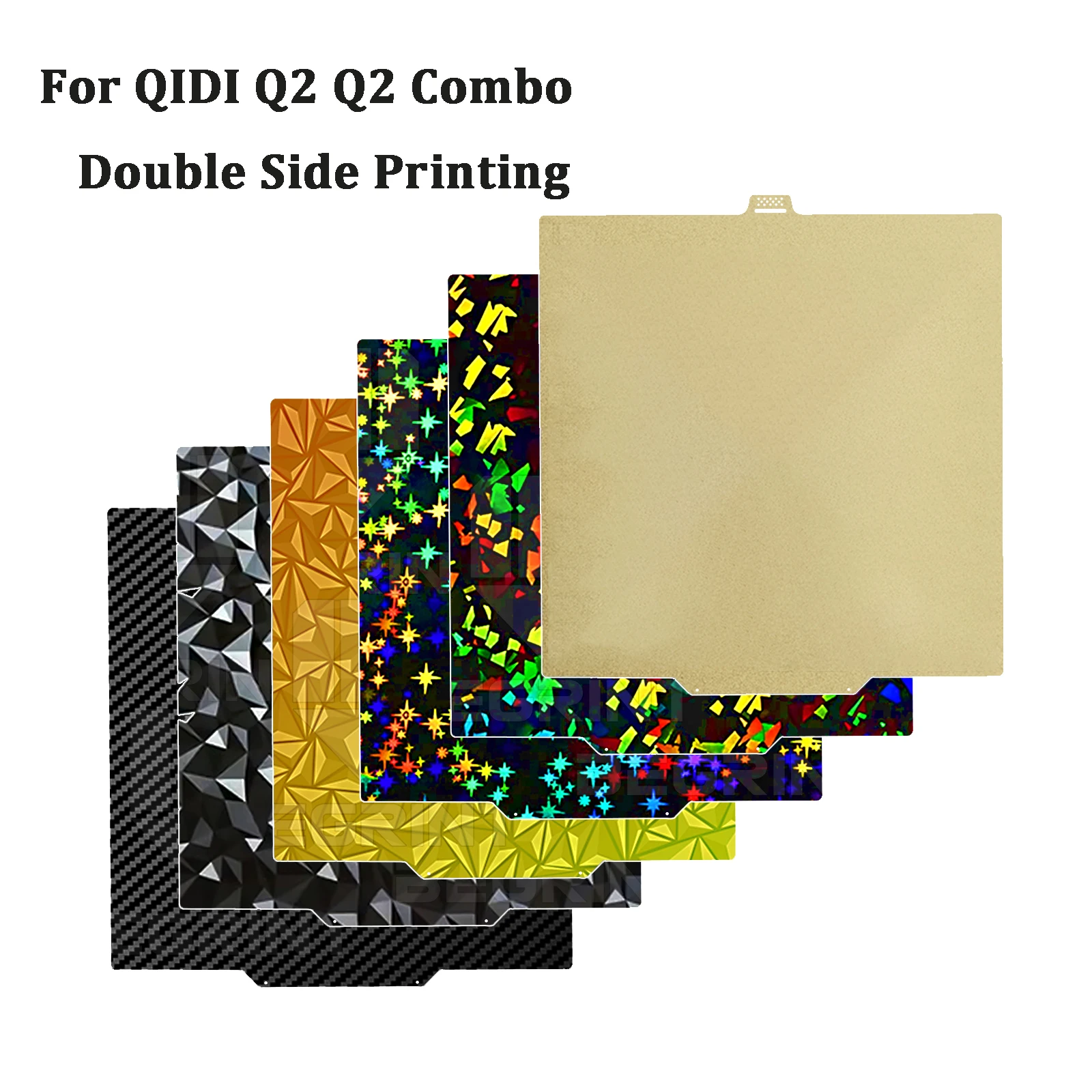 280x280mm Bauplatte für QIDI Q2 Q2 Combo PEI Platte Double Siede Druck PEO PET für QIDIQ2 3D-Drucker Wärmebett Bauplatte Image