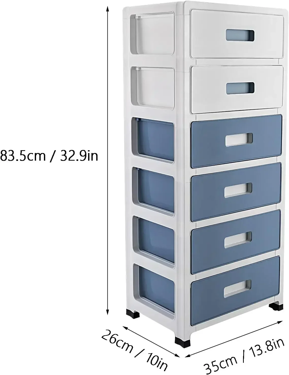 NEUESTER Aktenschrank mit 6 Schubladen, abschließbar, Büro-Organizer mit geräuschlosen Rädern, mehrschichtiger Aktenschrank für Zuhause und Büro