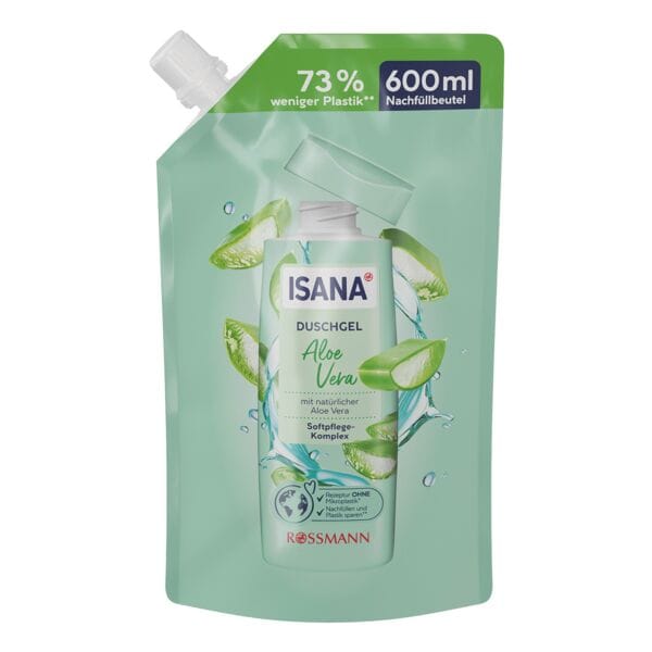 ISANA Duschgel Nachfüllbeutel »Aloe Vera« 600 ml Image