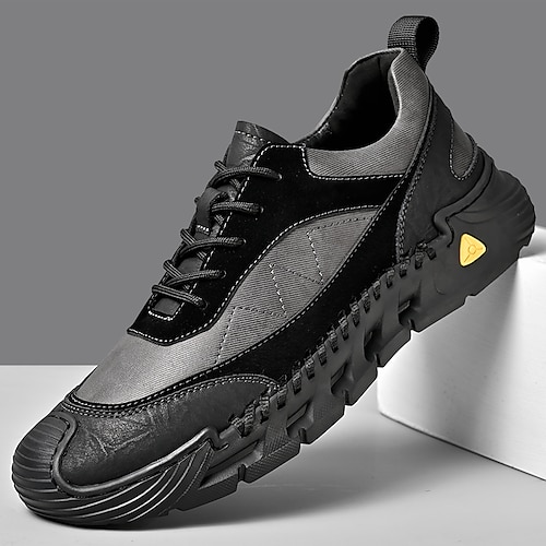 Herren-Wanderschuhe aus hellbraunem Kunstleder – strapazierfähig, bequem und vielseitig für Outdoor-Abenteuer und Sport Image