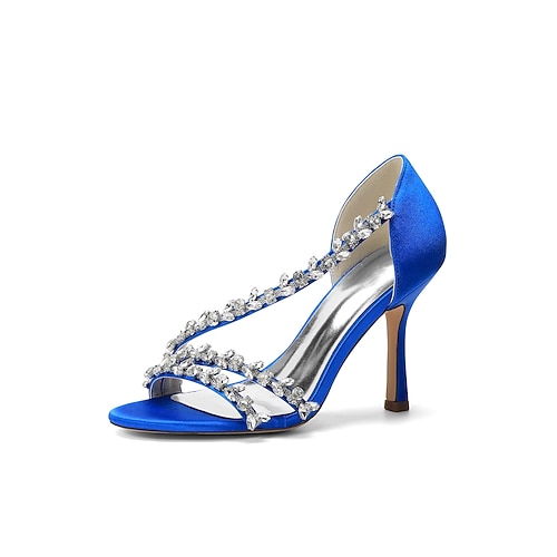 Elegante Brautpumps mit Kristallverzierungen in Nude – perfekt für Hochzeiten in der Stadt Image