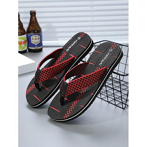 Flip-Flops aus Kunstleder für Herren – perfekt für Resorturlaube, Entspannung am Pool und Strandtage Image