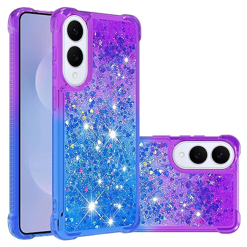 Handy Hülle Handyhüllen Für Samsung Galaxy S26 Ultra Plus S25 S24 S23 S22 Plus Ultra A14 A34 A54 A24 A73 Rückseite Bling Glitzer glänzend Stoßfest Farbverläufe PC Image